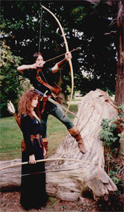 Golden Eagle Archers, Robin Hood and Maid Marion